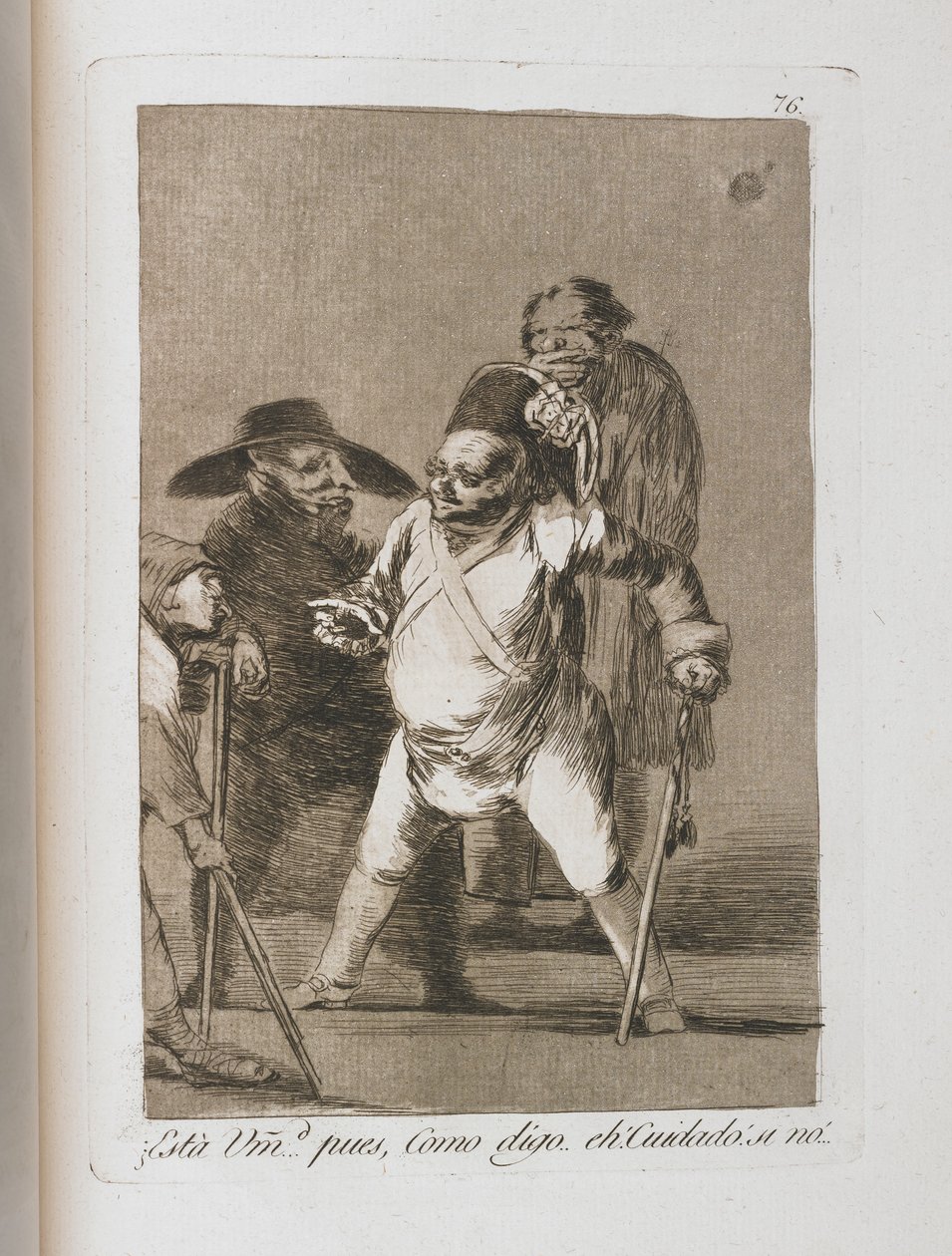 Placa de Los Caprichos, 1797-1798 de Francisco de Goya