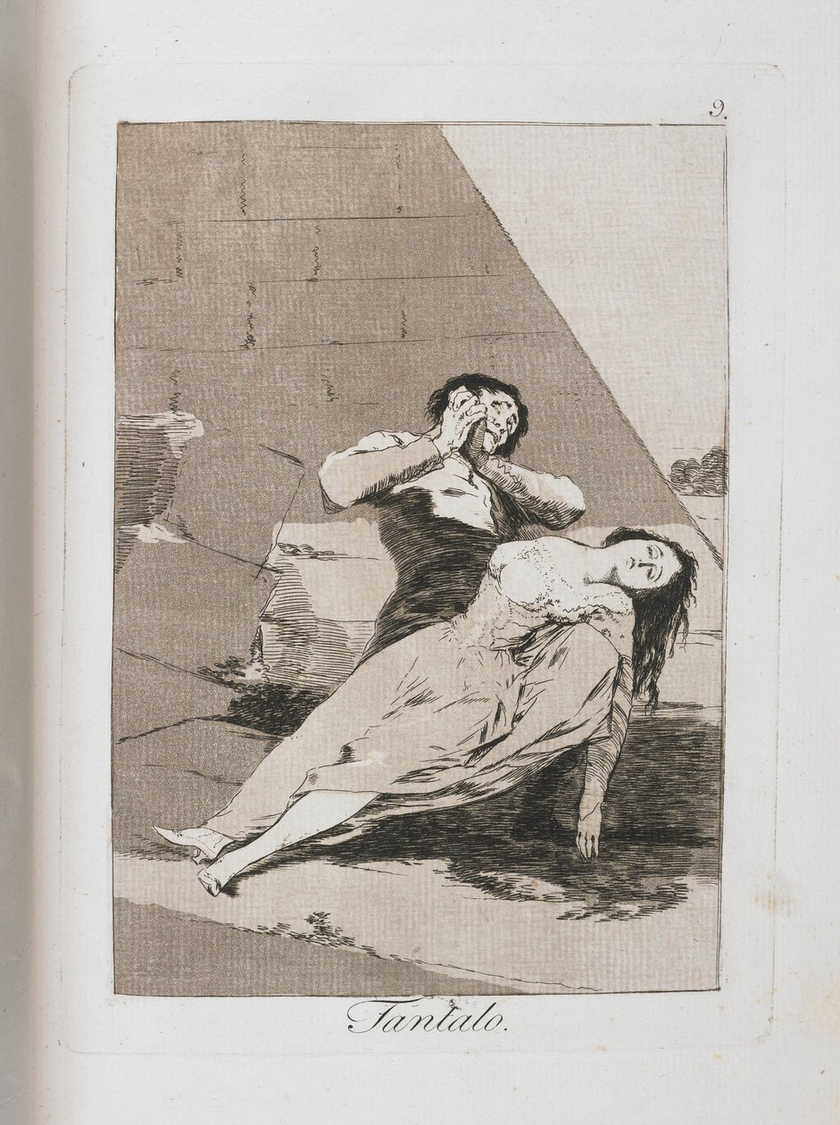 Placa de Los Caprichos, 1797-1798 de Francisco de Goya