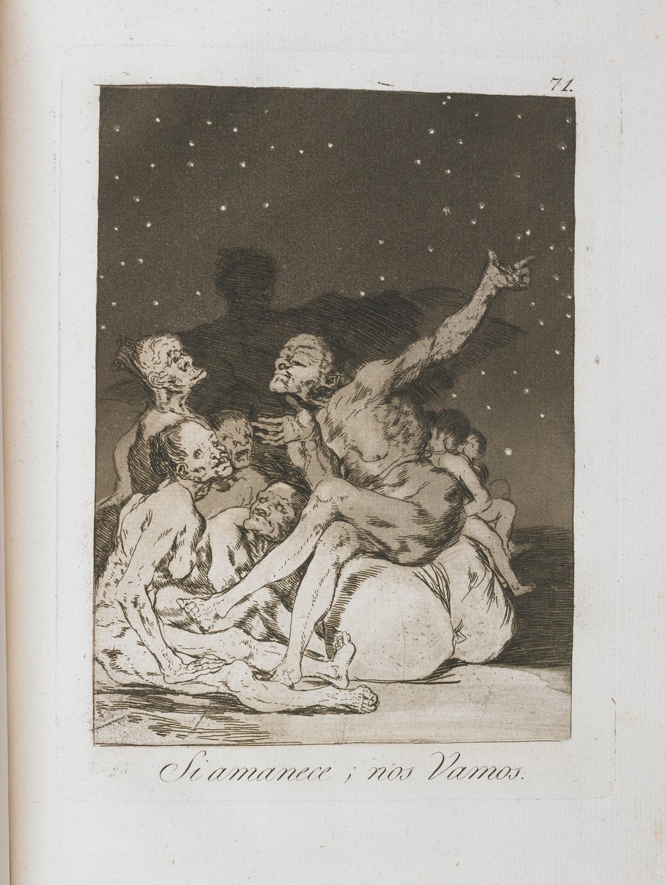 Placa de Los Caprichos, 1797-1798 de Francisco de Goya