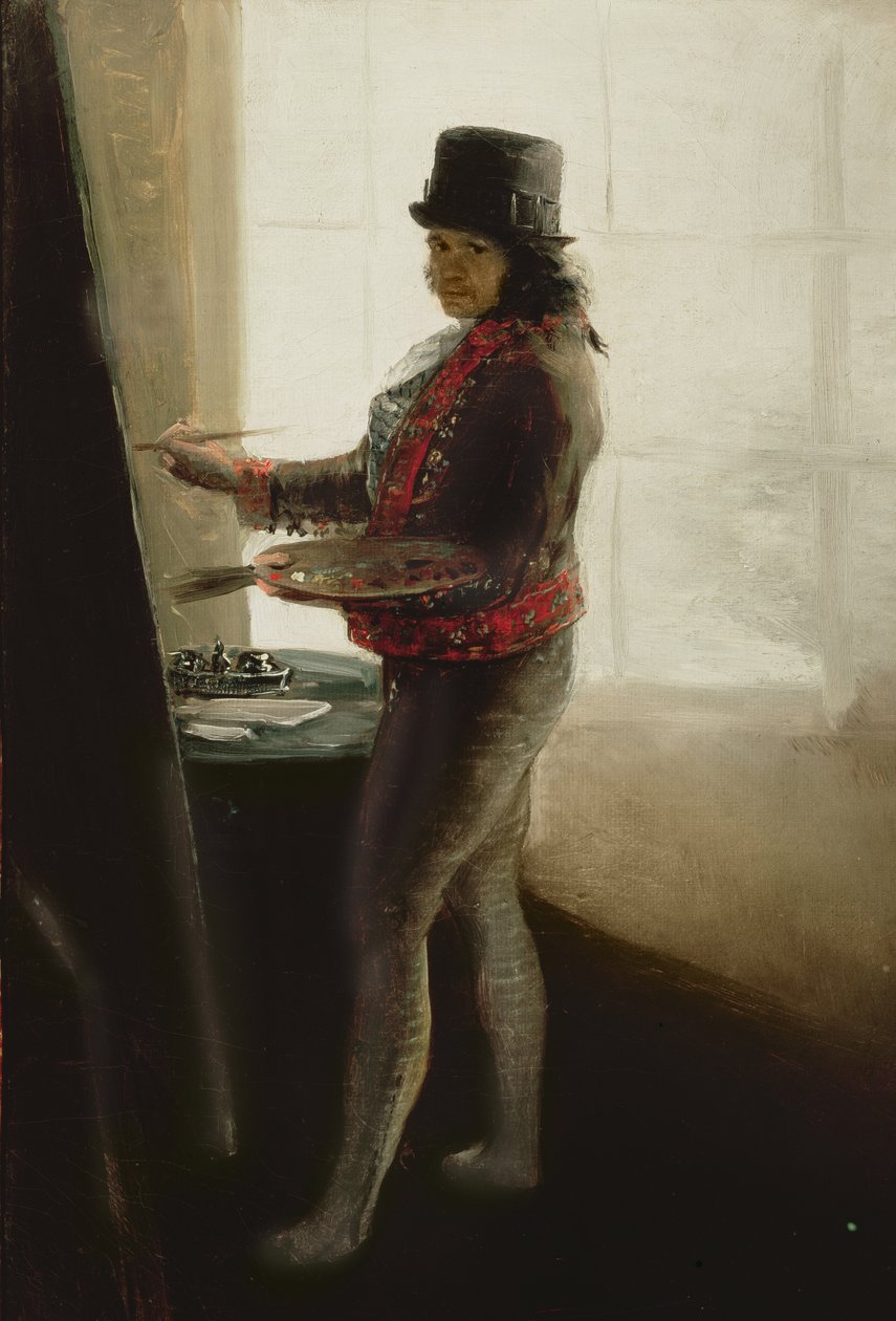 Autorretrato en el estudio de Francisco de Goya