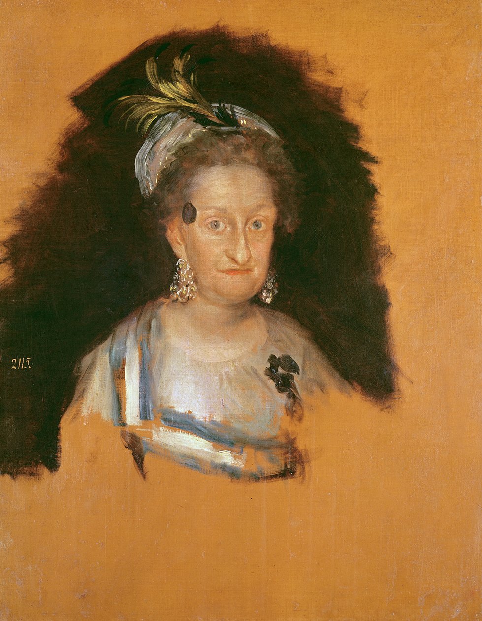 La Infanta María Josefa (estudio para la Familia de Carlos IV), antes de 1800 de Francisco de Goya