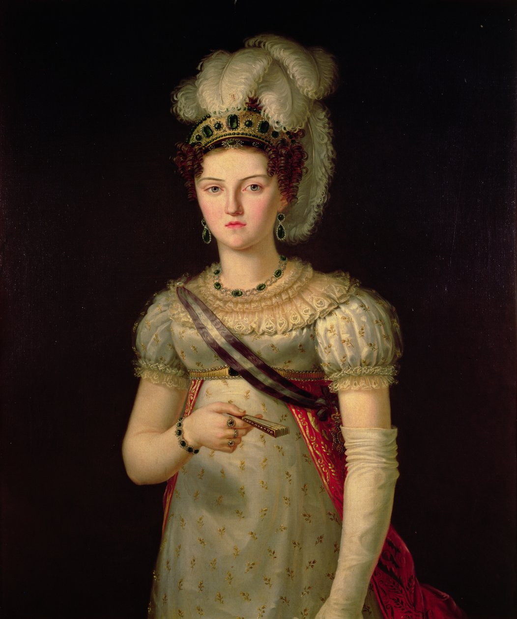Retrato de María Josefina Amalia de Sajonia de Francisco Lacoma y Fontanet