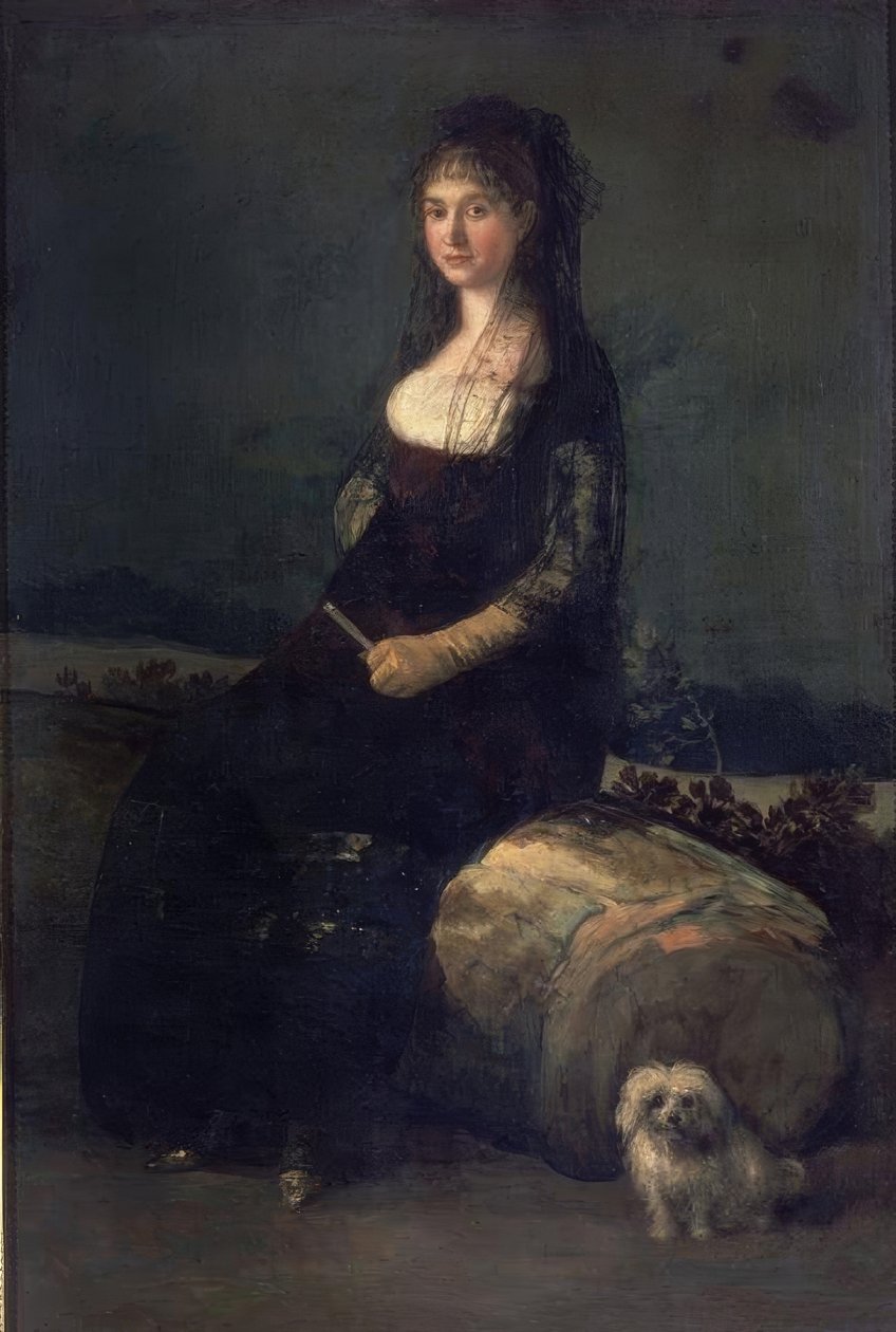Escuela española. Joaquina Candado. Valencia, Museo de Bellas Artes – Colegio Pío V. Artista: FRANCISCO DE GOYA. Ubicación: MUSEO DE BELLAS ARTES-COLEGIO PÍO V, VALENCIA, ESPAÑA de Francisco de Goya