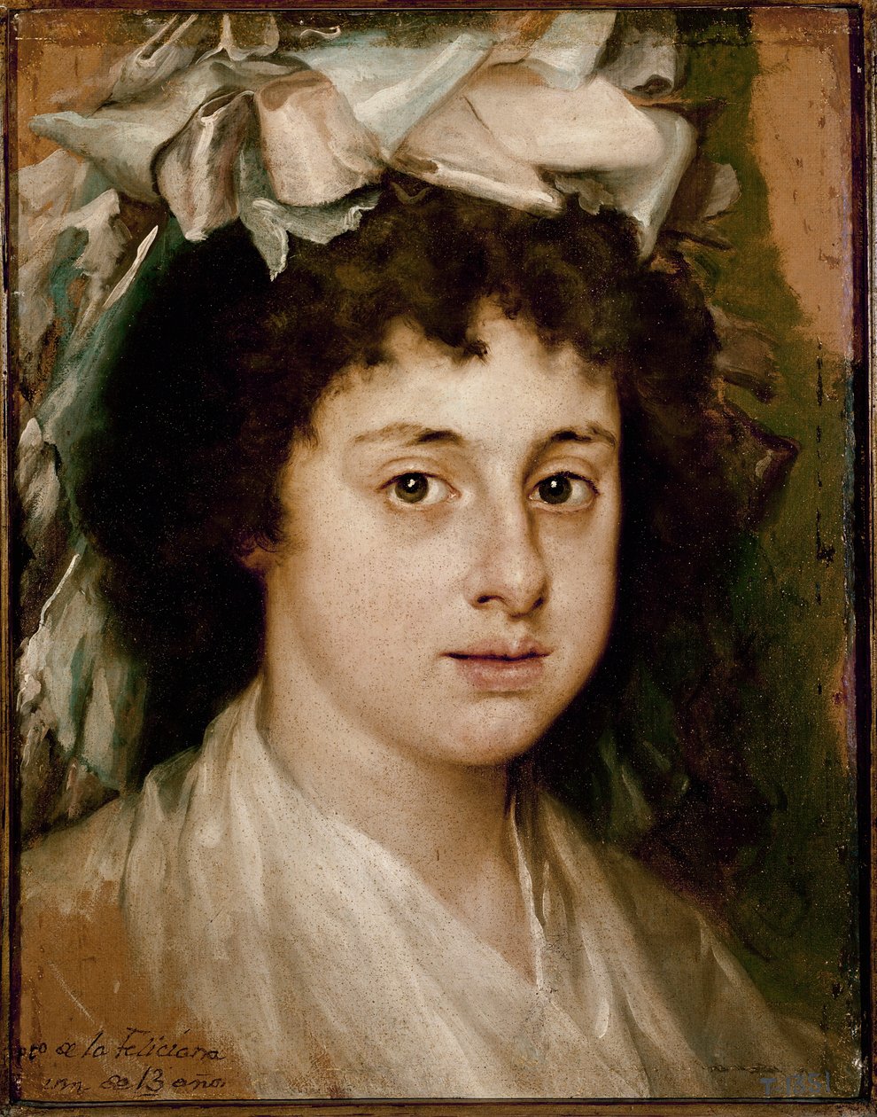 Retrato de Feliciana, a la edad de 13 años de Francisco Bayeu y Subias