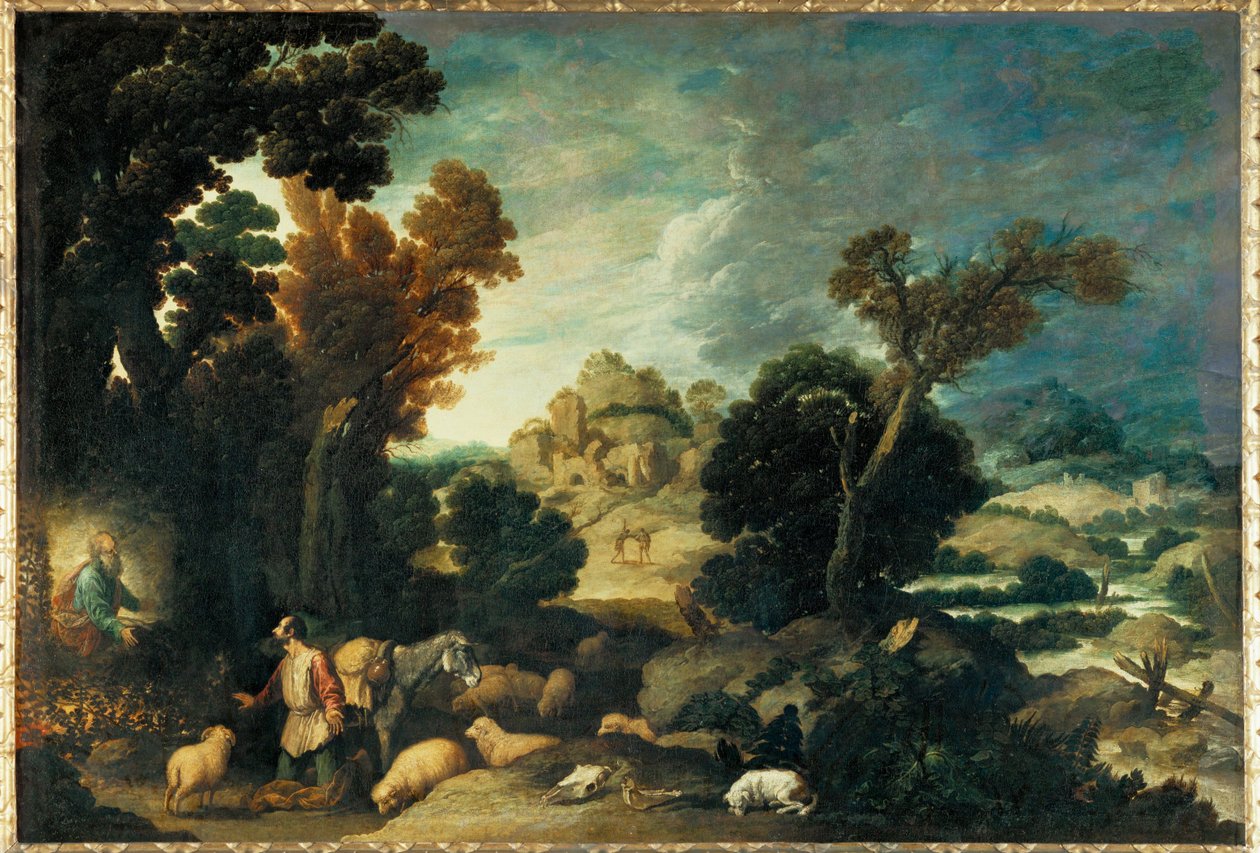 Le buisson ardent - Moisés y la zarza ardiente ... de Francisco Collantes