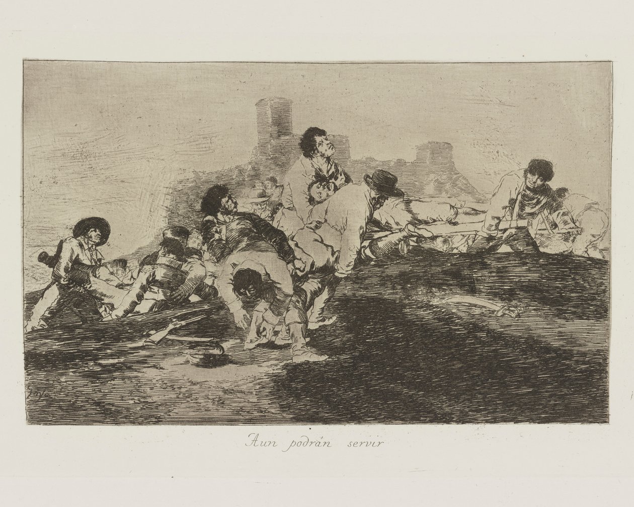 Aun podr?n servir (They Can Still Be of Use), pl. 24 from the series Los desastres de la guerra (The Disasters of War) de Francisco de Goya