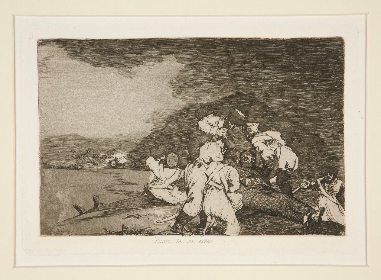 Bien te se est? (It Serves You Right), pl. 6 from Los desastres de la guerra (The Disasters of War) de Francisco de Goya
