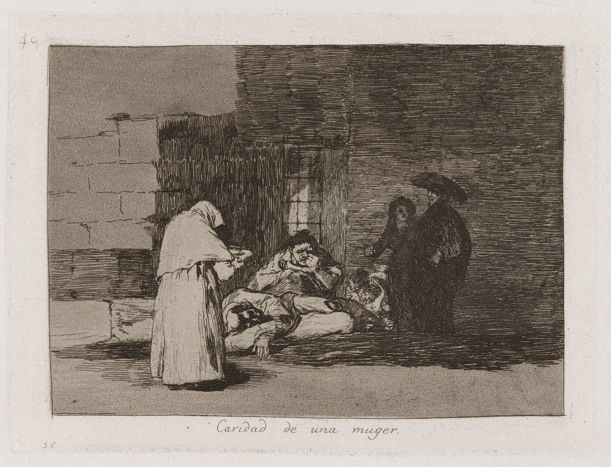 Caridad de una muger (A Woman de Francisco de Goya