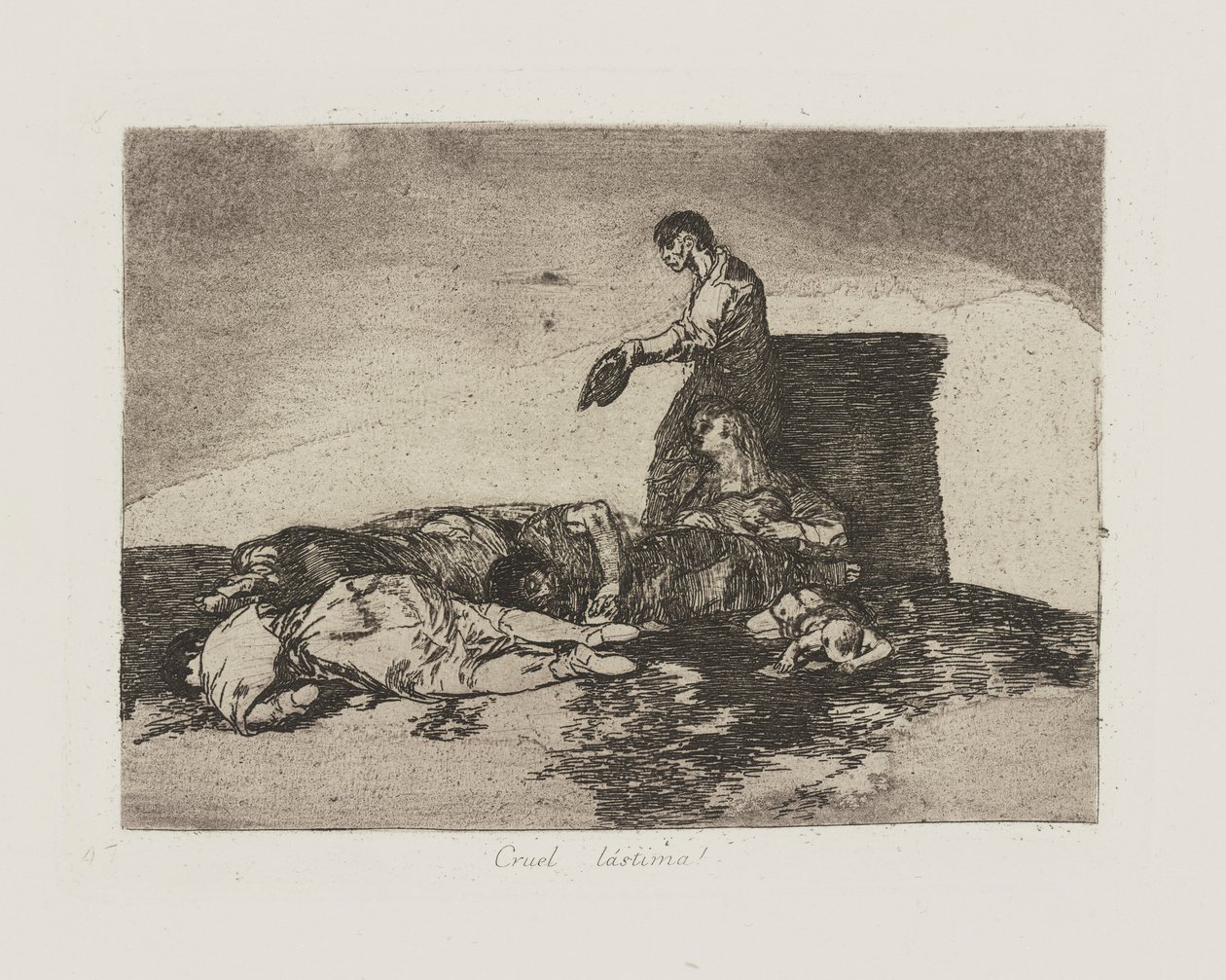 Cruel l?stima! (Cruel Tale of Woe!), pl. 48 from the series Los desastres de la guerra (The Disasters of War) de Francisco de Goya