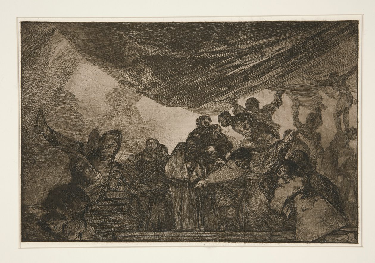 Disparate claro (Clear Folly), pl. 15 de la serie Los proverbios de Francisco de Goya
