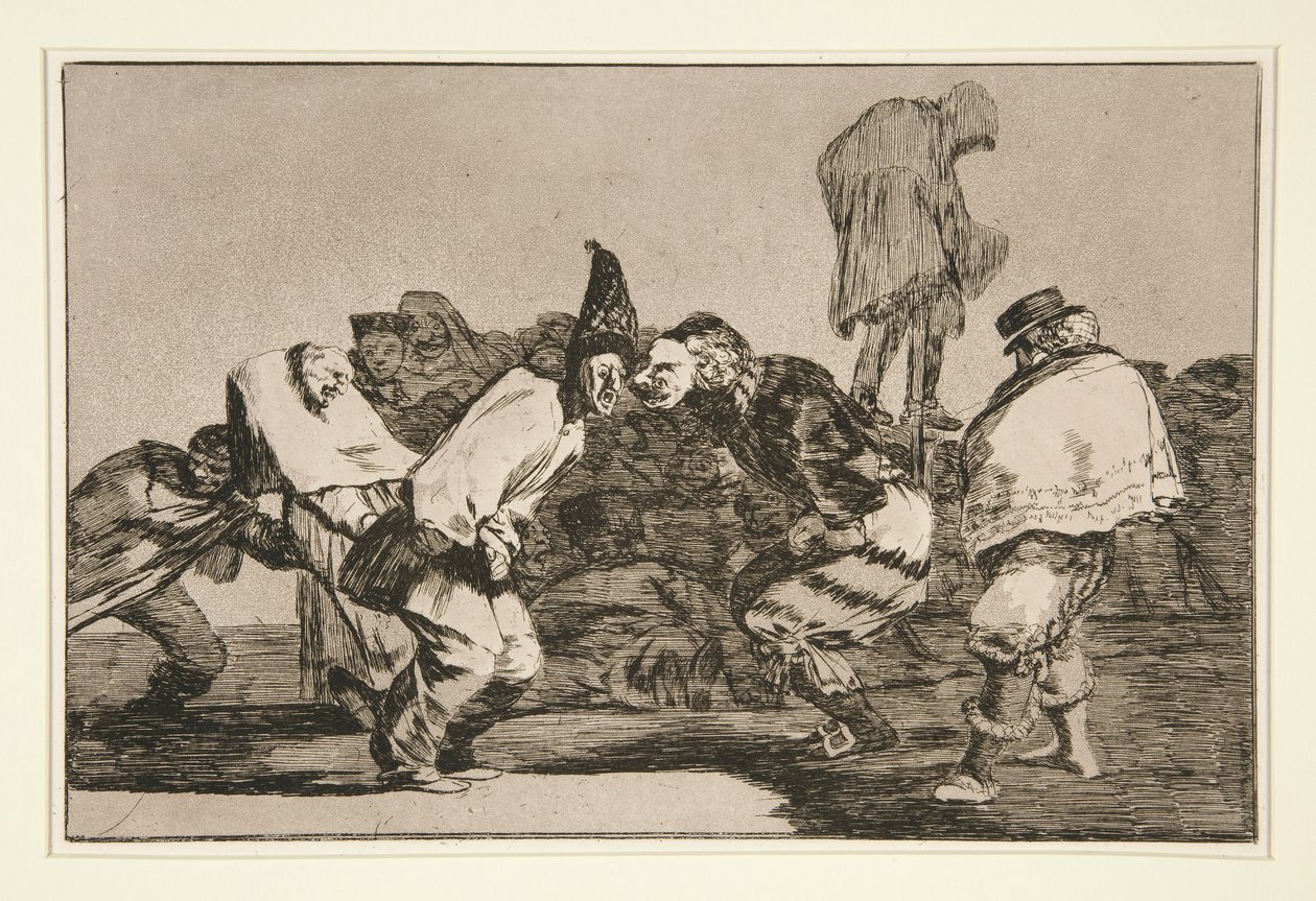 Disparate de carnaval (Carnival Folly), pl14 de la serie Los proverbios de Francisco de Goya