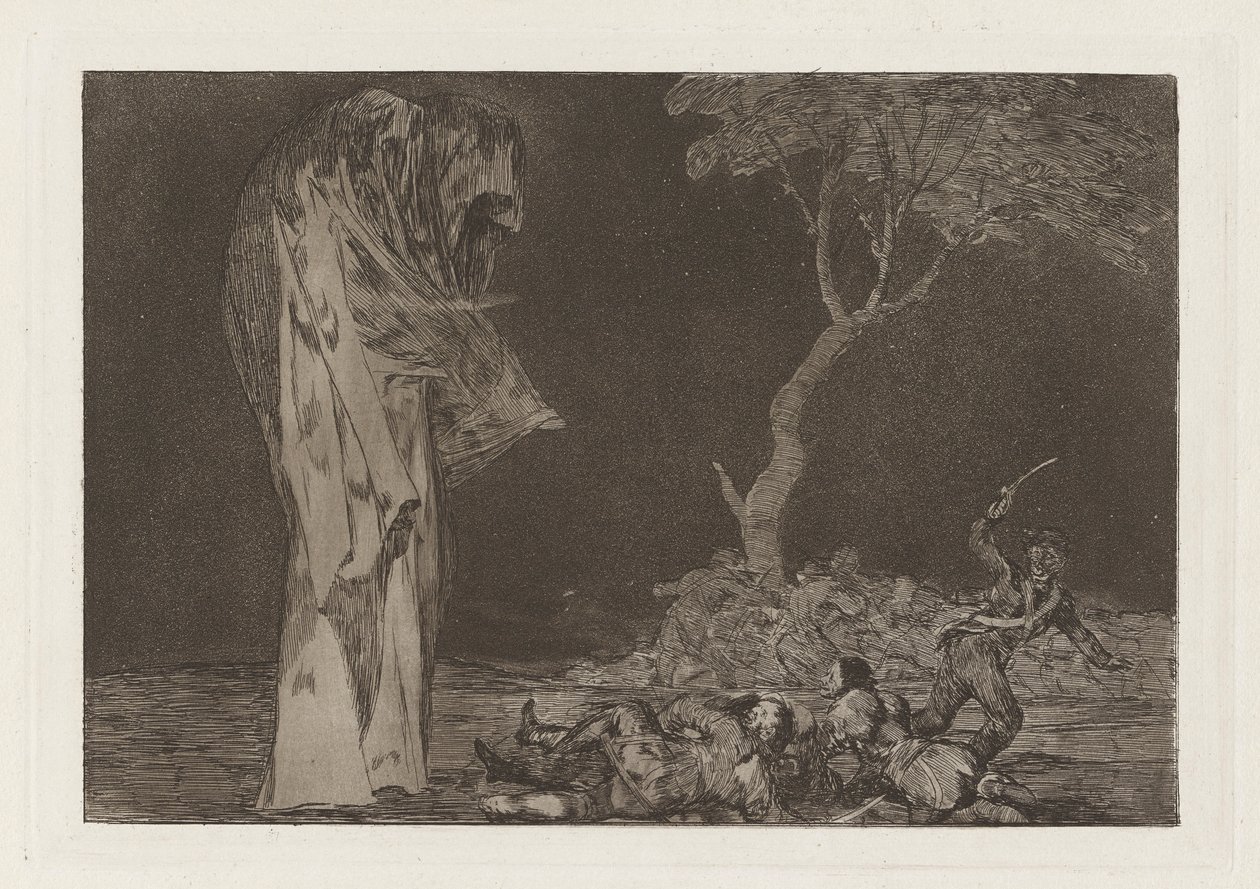 Disparate de miedo (Folly of Fear), also known as Por temor no pierdas honor (Do Not Lose Honour Through Fear), from the series Los disparates (Los proverbios) de Francisco de Goya
