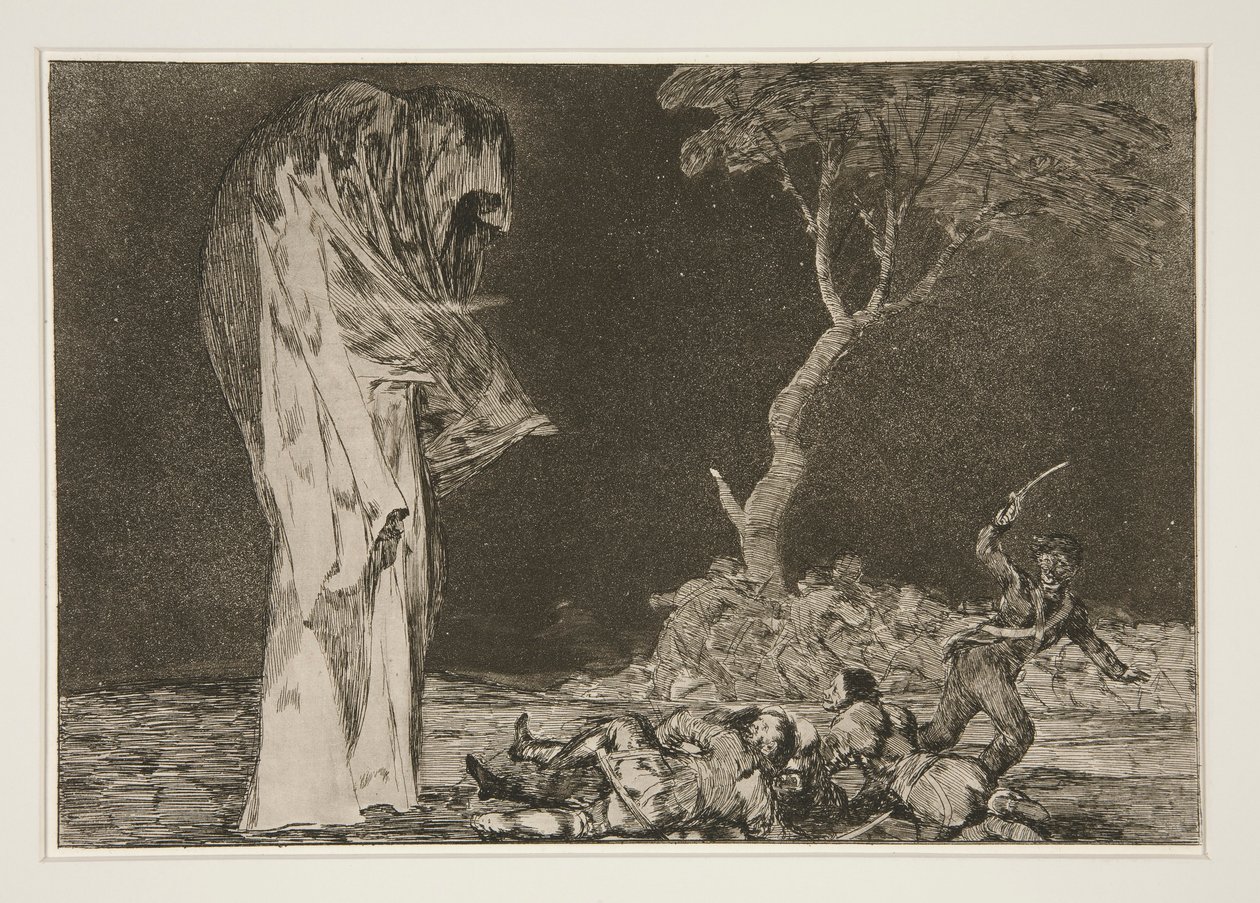 Disparate de miedo (The Folly of Fear), pl. 2 from Los proverbios de Francisco de Goya