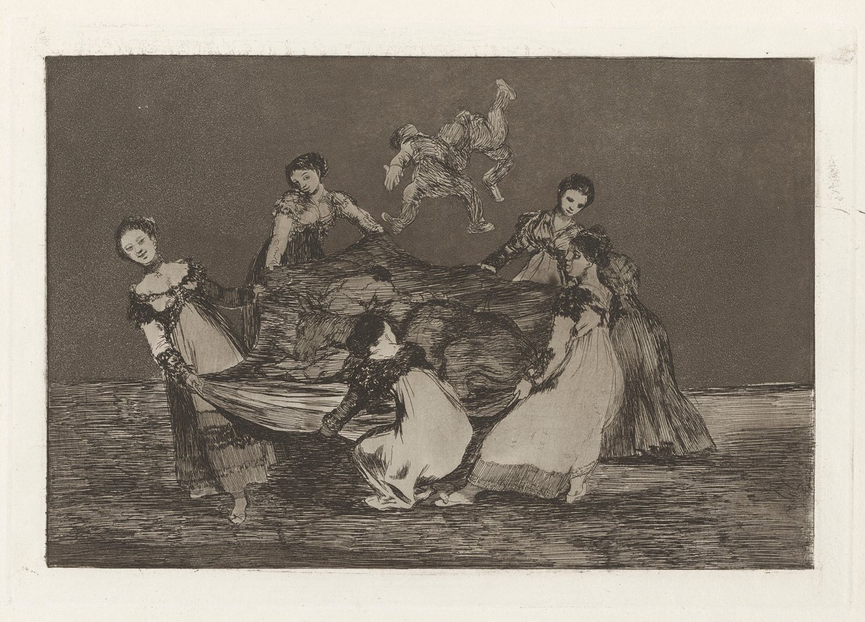 Disparate femenino (Feminine Folly), also known as Pesa mas que un burro muerto (Heavier than a Dead Donkey), from the series Los disparates (Los proverbios) de Francisco de Goya