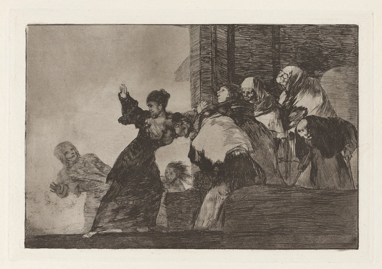 Disparate pobre (Poor Folly), también conocido como Two Heads Are Better Than One, de la serie Los disparates (Los proverbios) de Francisco de Goya