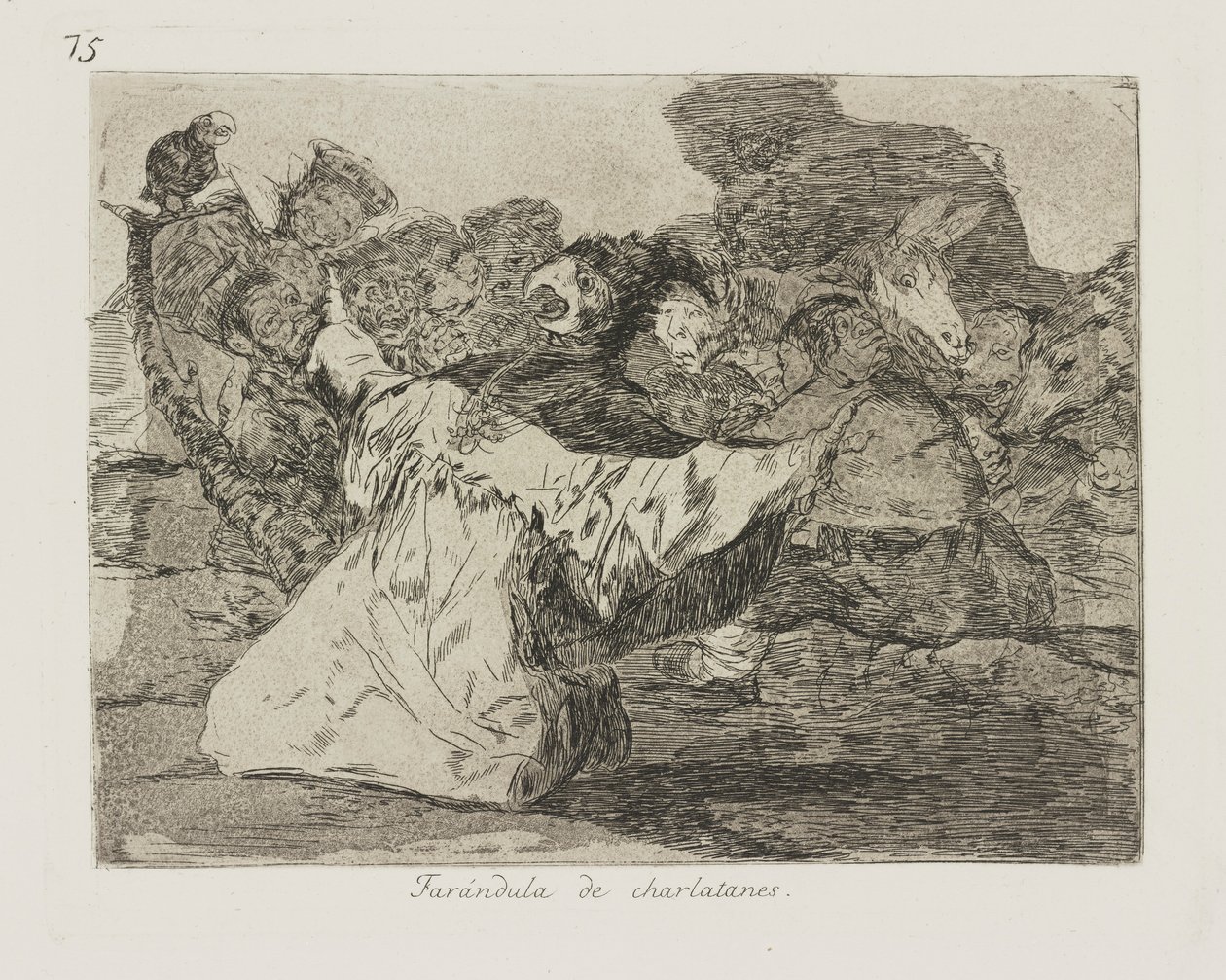 Farándula de charlatanes. (Charlatans de Francisco de Goya