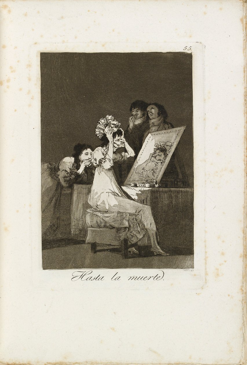 Hasta la muerte, 1799-1799 de Francisco de Goya
