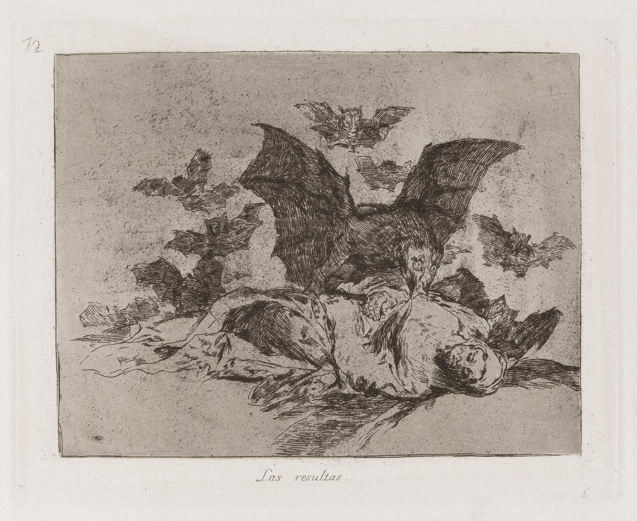 Las resultas (The Consequences), Plate 72 from Los desastres de la guerra (The Disasters of War) de Francisco de Goya