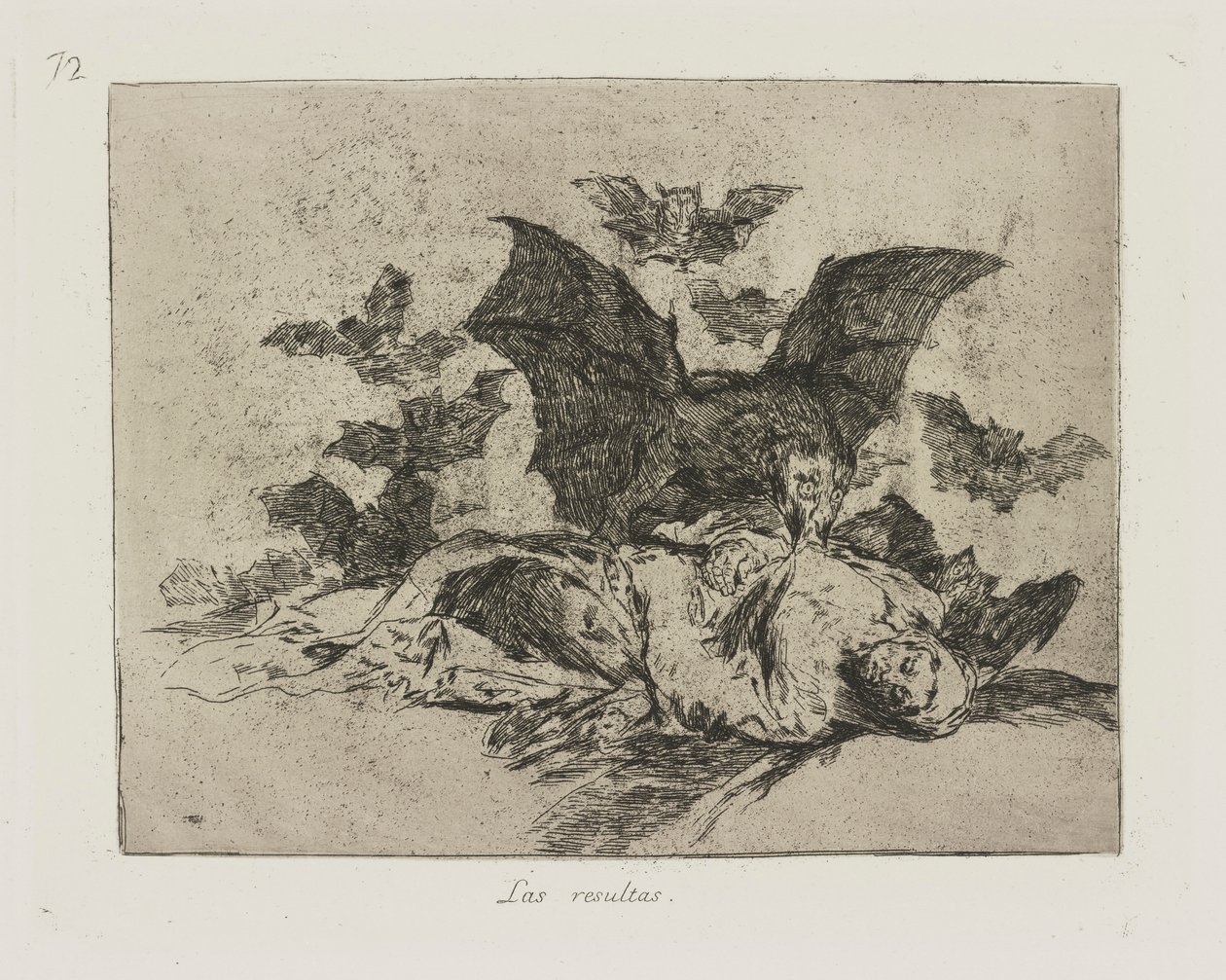 Las resultas. (The Consequences.), pl. 72 from the series Los desastres de la guerra (The Disasters of War) de Francisco de Goya