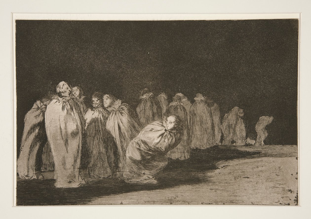 The Encased (Los hombres en sacos), pl. 8 de la serie Los Proverbios de Francisco de Goya