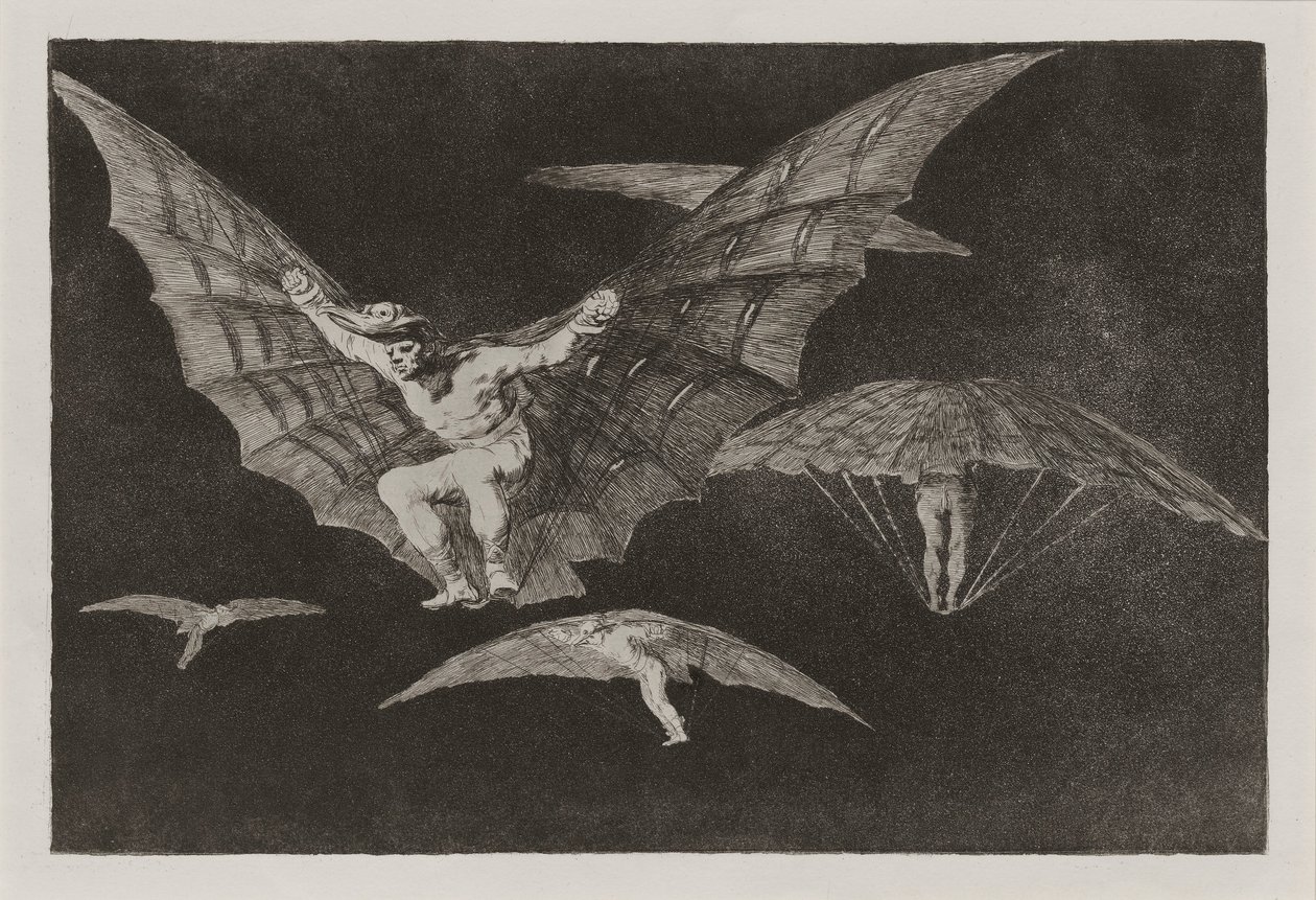 Modo de volar, también conocido como ¿Dónde hay ganas hay ma?a de Francisco de Goya