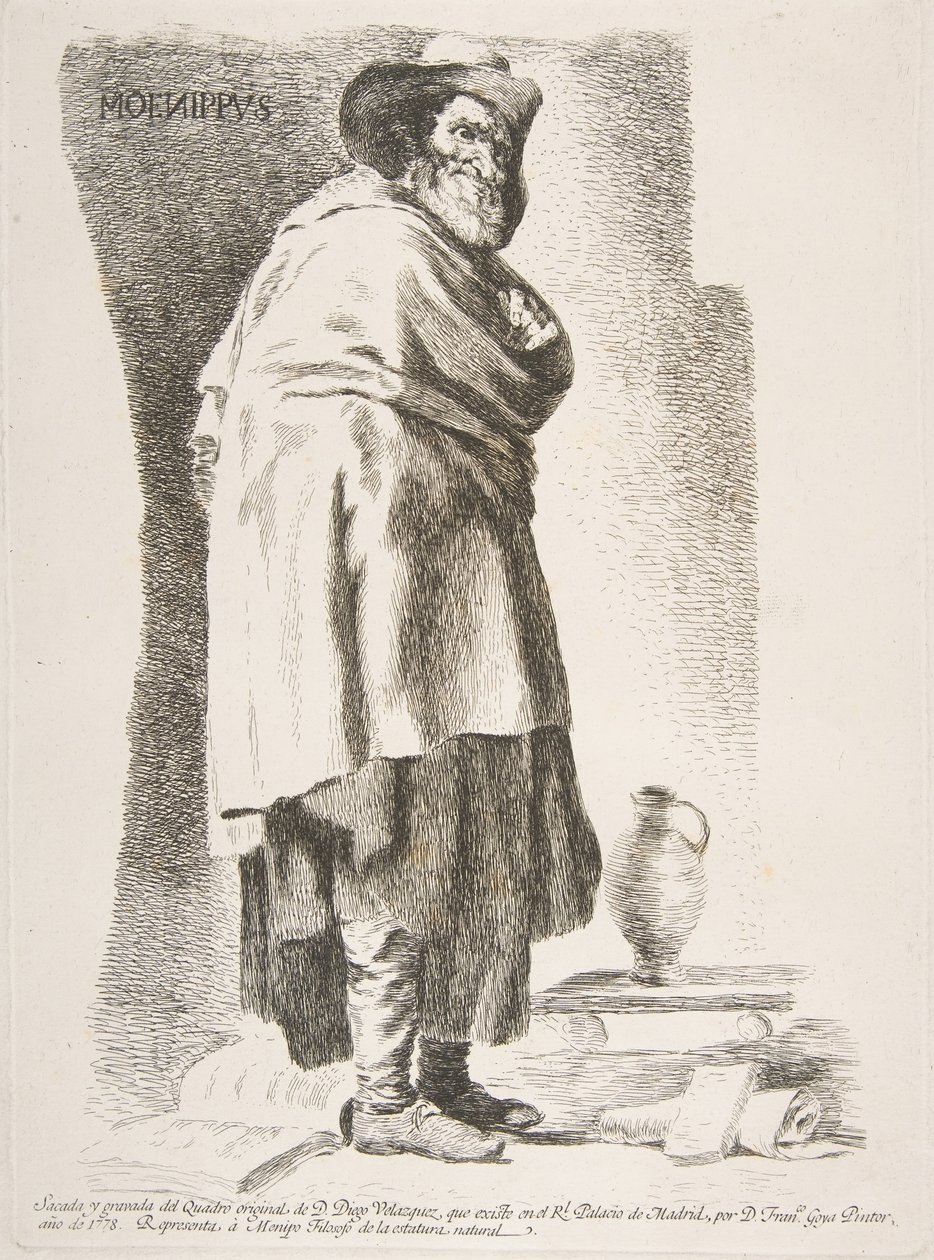 Menipo Filósofo, 1778 de Francisco de Goya