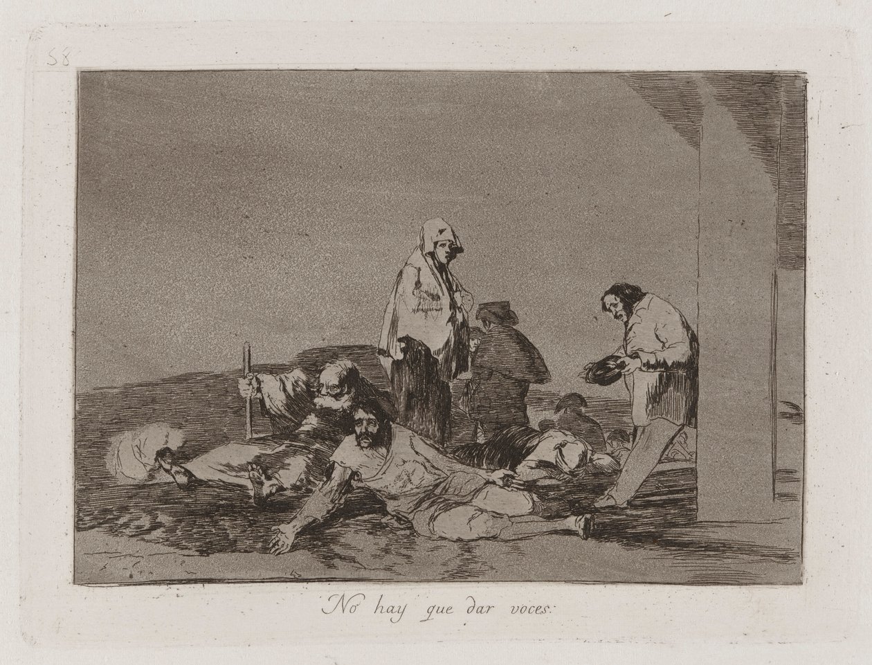 No hay que dar voces (It de Francisco de Goya