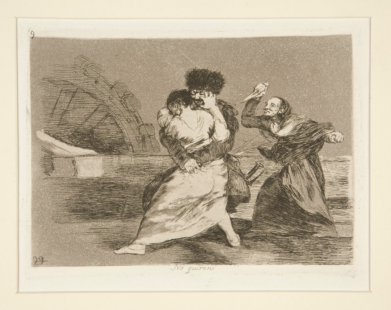 No quieren [sic] (Ellas Don de Francisco de Goya