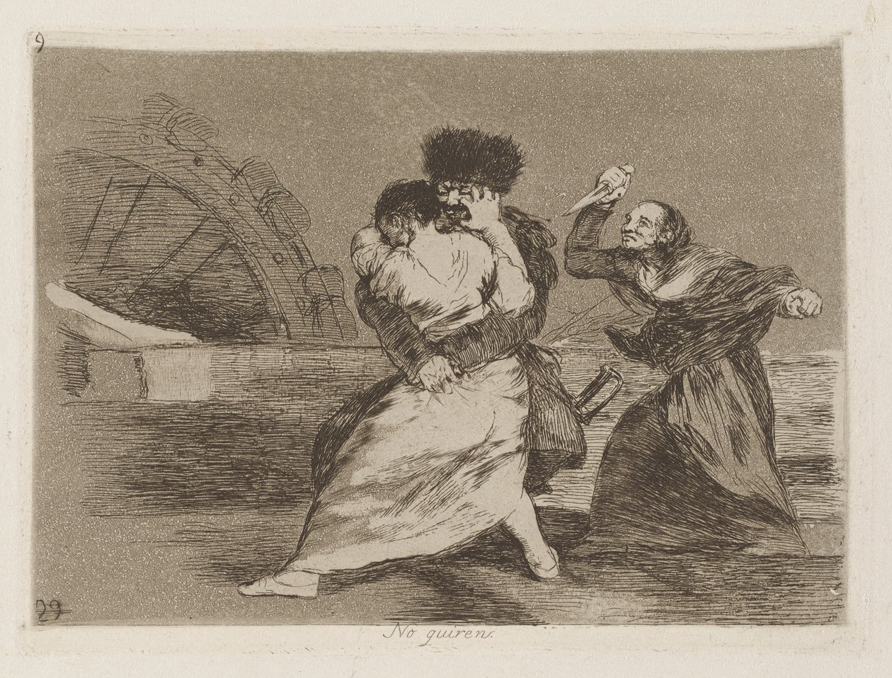 No quieren [sic] (Ellas no de Francisco de Goya