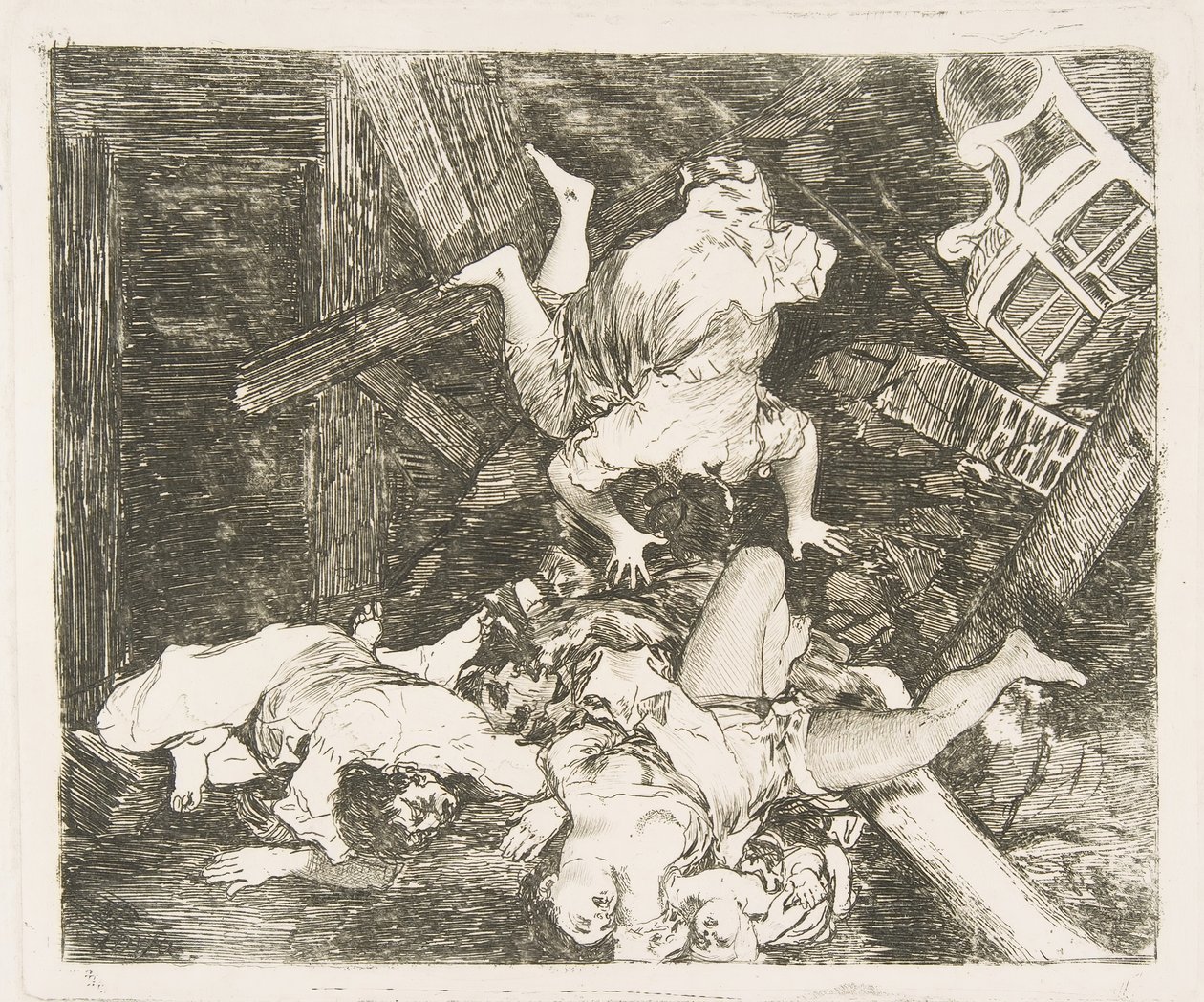 Placa 30 de Los Desastres de la Guerra: Estragos de la Guerra, 1810 de Francisco de Goya