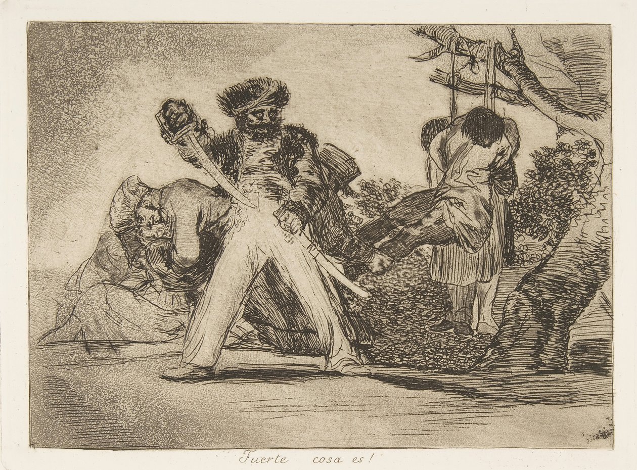 Los Desastres de la Guerra, lámina 31: Eso de Francisco de Goya