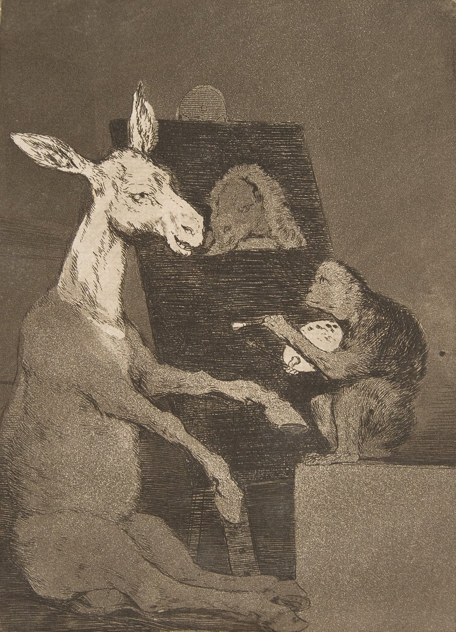 Placa 41 de Los Caprichos: Ni más ni menos de Francisco de Goya