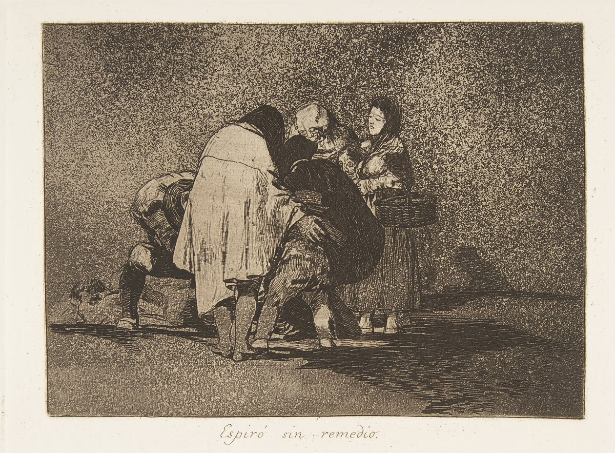 Placa 53 de Los desastres de la guerra: Th..., 1811-12 publicado 1863 de Francisco de Goya