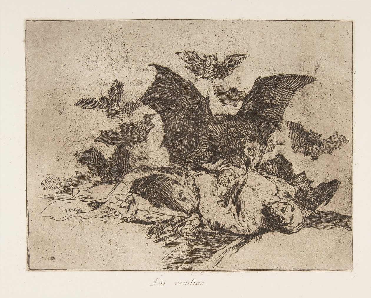 Placa 72 de Los desastres de la guerra, después de 1814-15, publicado en 1863 de Francisco de Goya