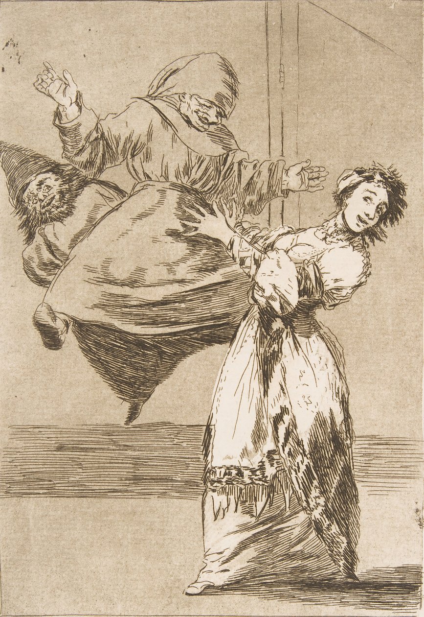 Placa 74 de Los Caprichos: No grites, tonta, 1799 de Francisco de Goya
