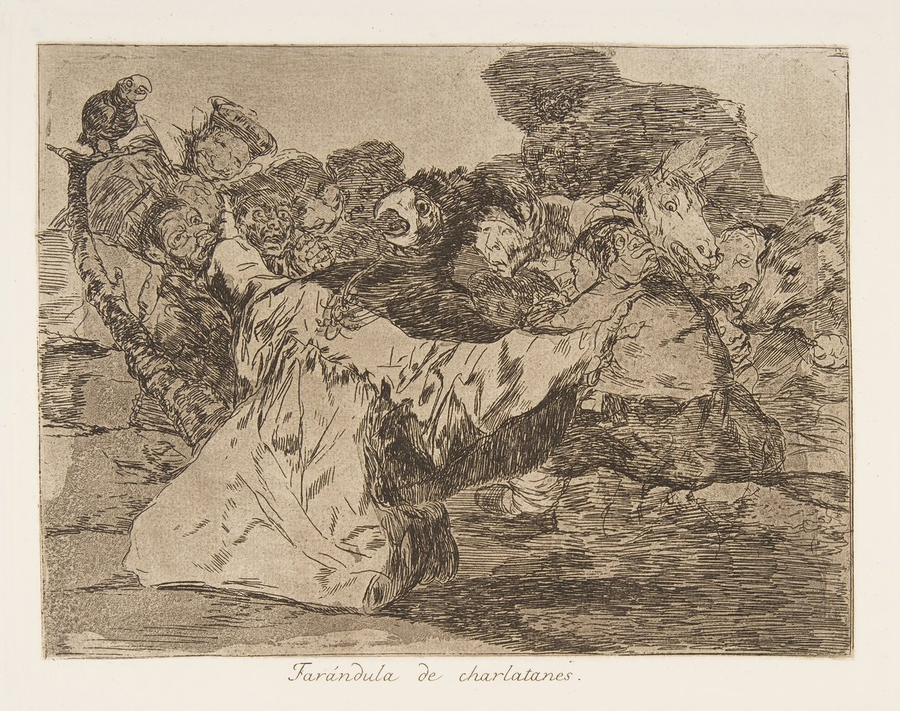 Placa 75 de Los desastres de la guerra..., después de 1814-15 publicado 1863 de Francisco de Goya