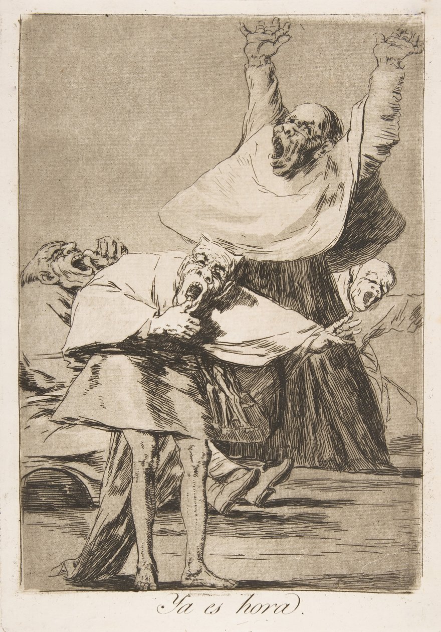 Placa 80 de Los Caprichos: Ya es hora de Francisco de Goya