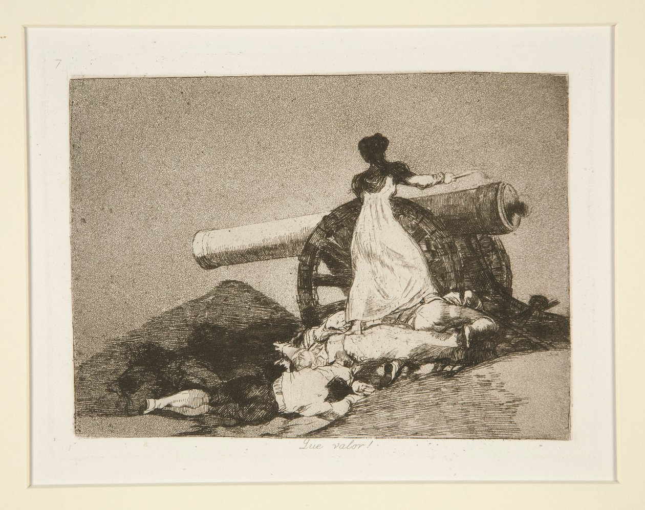 Que valor! (What Courage!), pl. 7 from Los desastres de la guerra (The Disasters of War) de Francisco de Goya