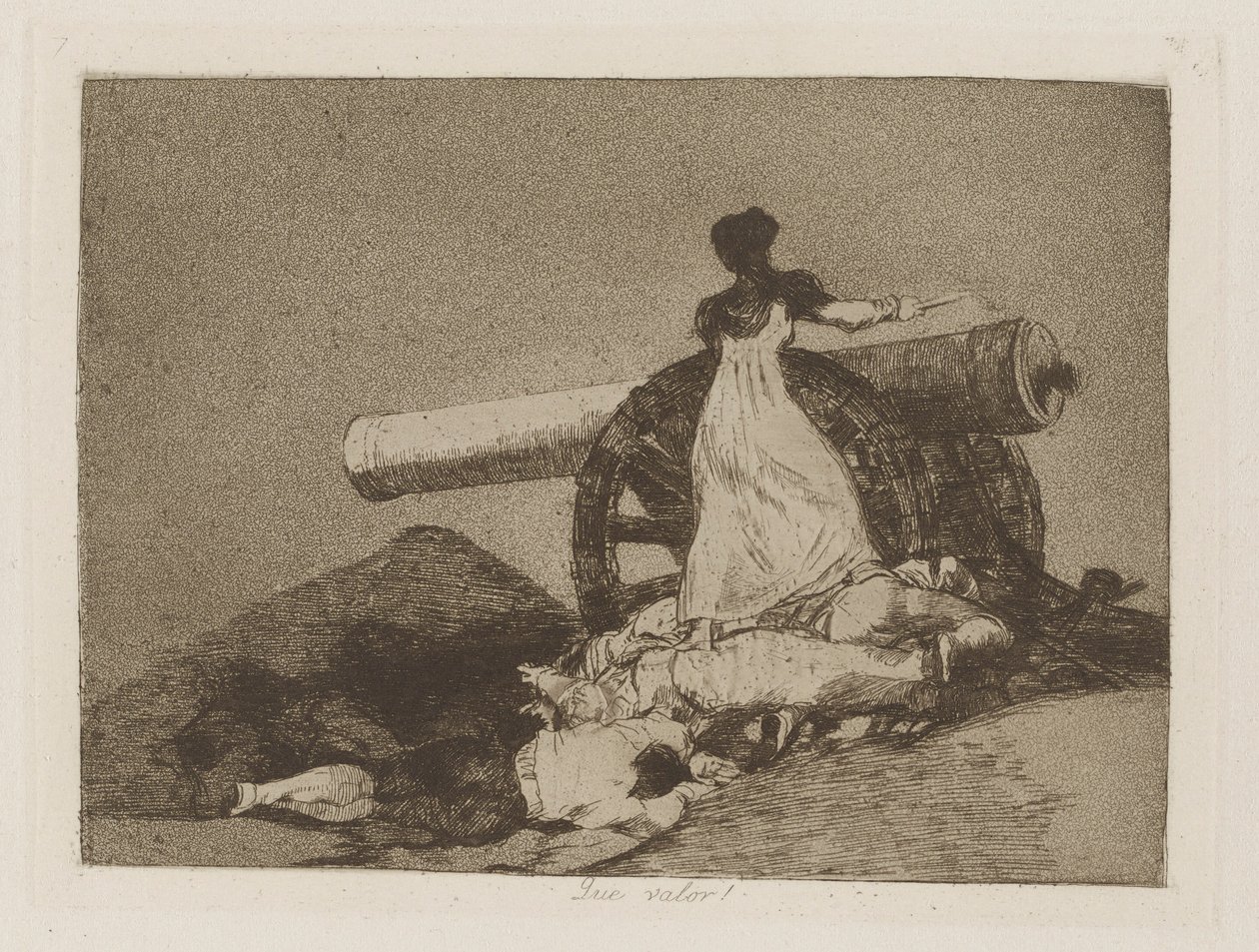 Que valor! (What Courage!), pl. 7 from the series Los desastres de la guerra (The Disasters of War) de Francisco de Goya