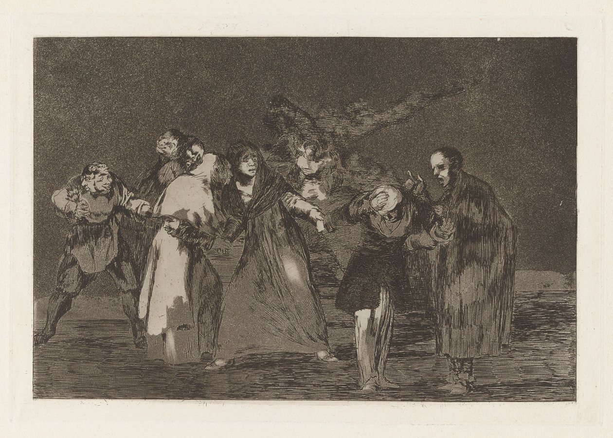 Sanan cuchilladas mas no malas palabras (Wounds Heal Quicker than Hasty Words), from the series Los disparates (Los proverbios) de Francisco de Goya
