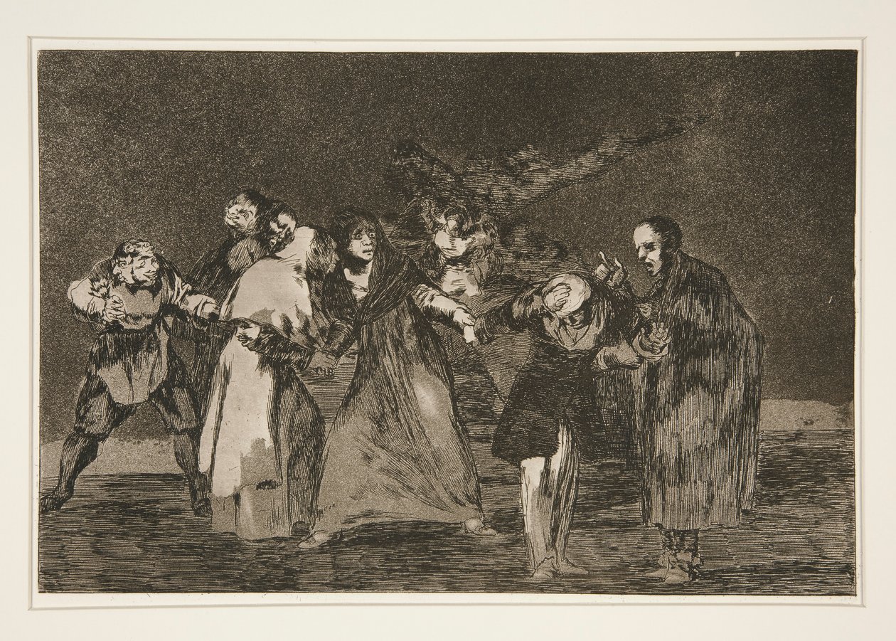 Sanan cuchilladas mas no malas palabras (Wounds Heal Quicker than Hasty Words), pl. 16 from the series Los proverbios de Francisco de Goya
