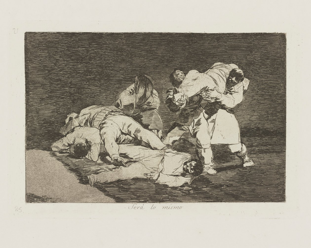 Ser? lo mismo. (It Will Be the Same.), pl. 21 from the series Los desastres de la guerra (The Disasters of War) de Francisco de Goya