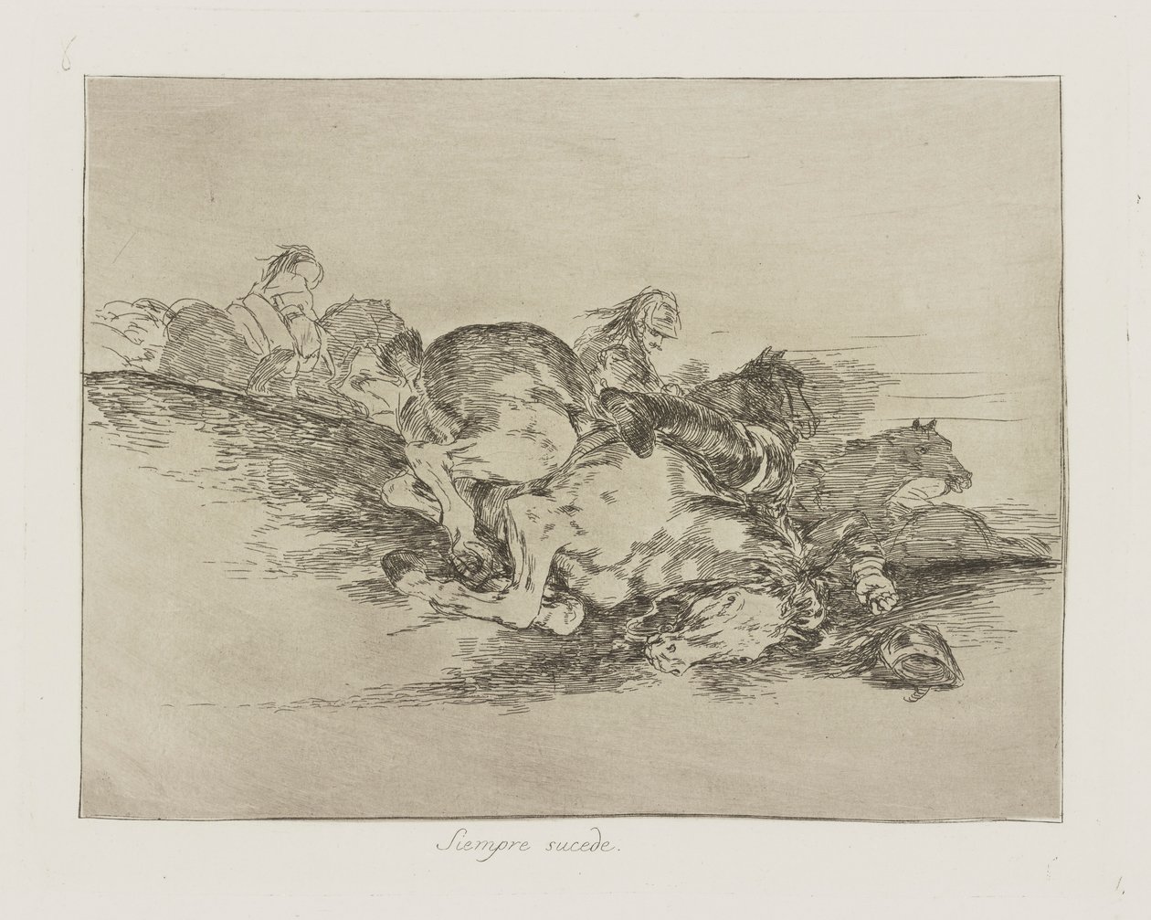 Siempre sucede. (It Always Happens.), pl. 8 from the series Los desastres de la guerra (The Disasters of War) de Francisco de Goya