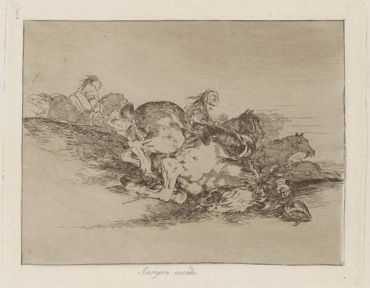 Siempre sucede (It Always Happens), pl. 8 from the series Los desastres de la guerra (The Disasters of War) de Francisco de Goya
