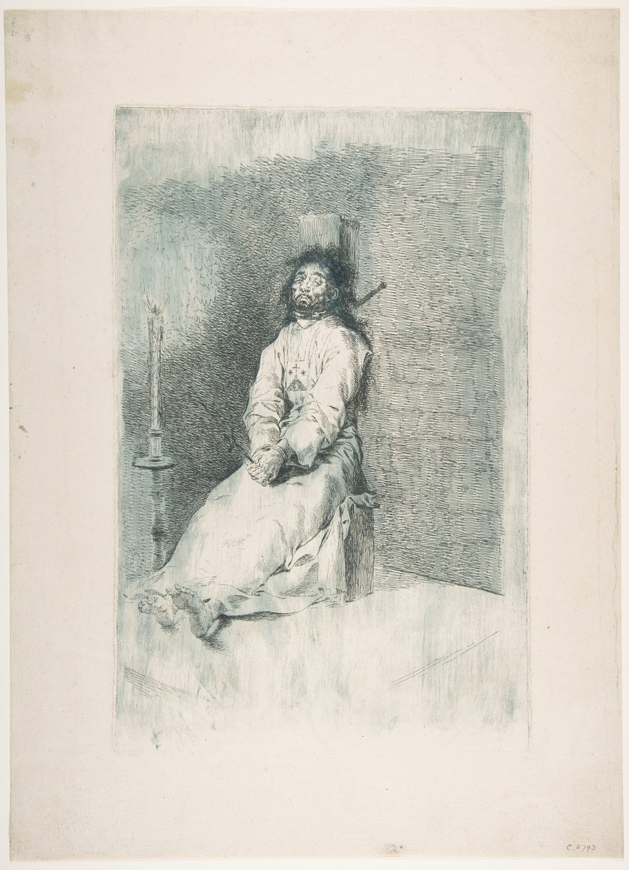 El agarrotado de Francisco de Goya