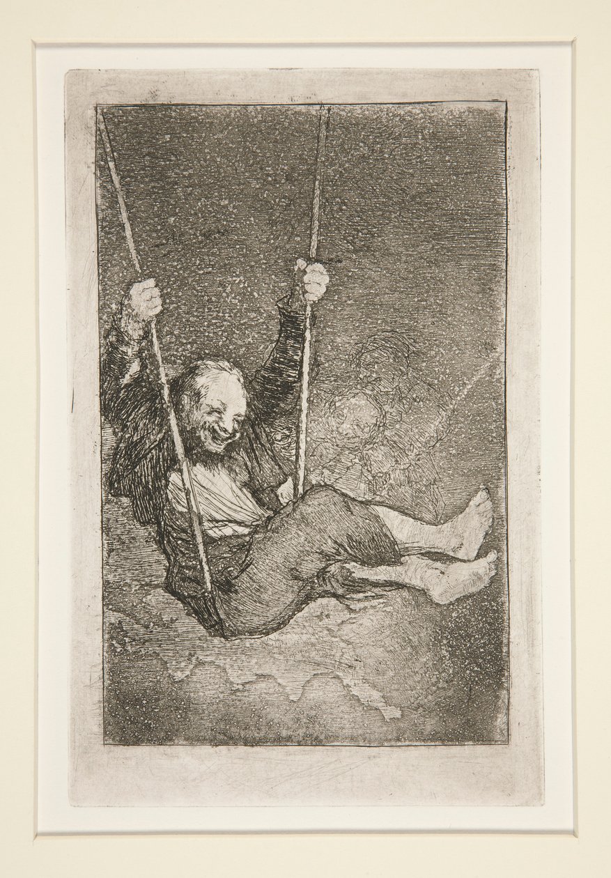 Viejo columpi?ndose (Old Man on a Swing) de Francisco de Goya