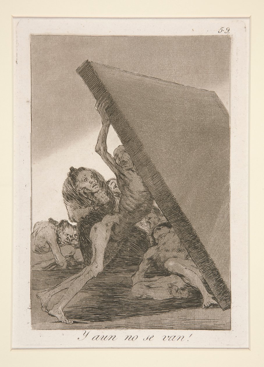 Y aun no se van! (Y aún así no de Francisco de Goya