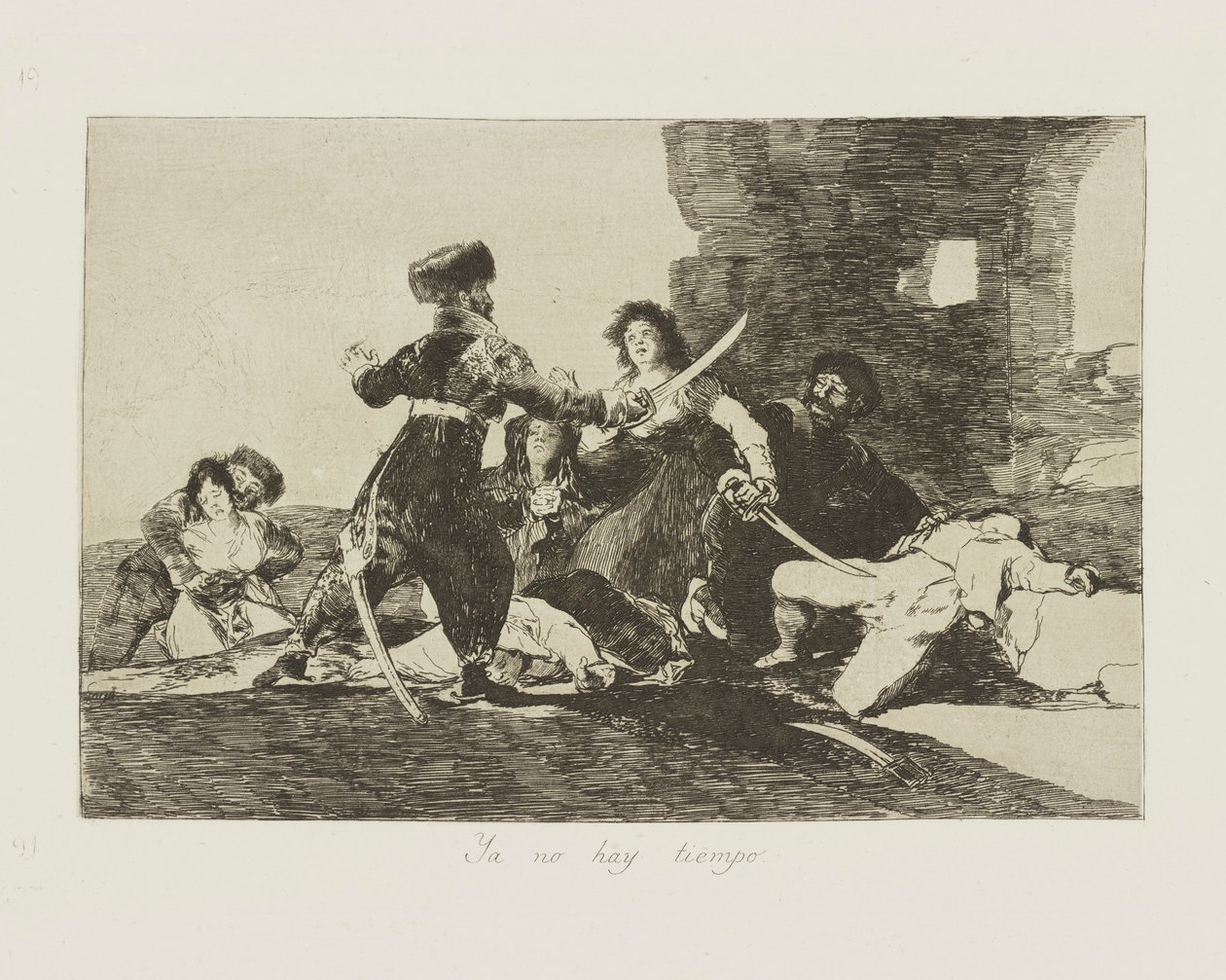 Ya no hay tiempo. (There Isn de Francisco de Goya