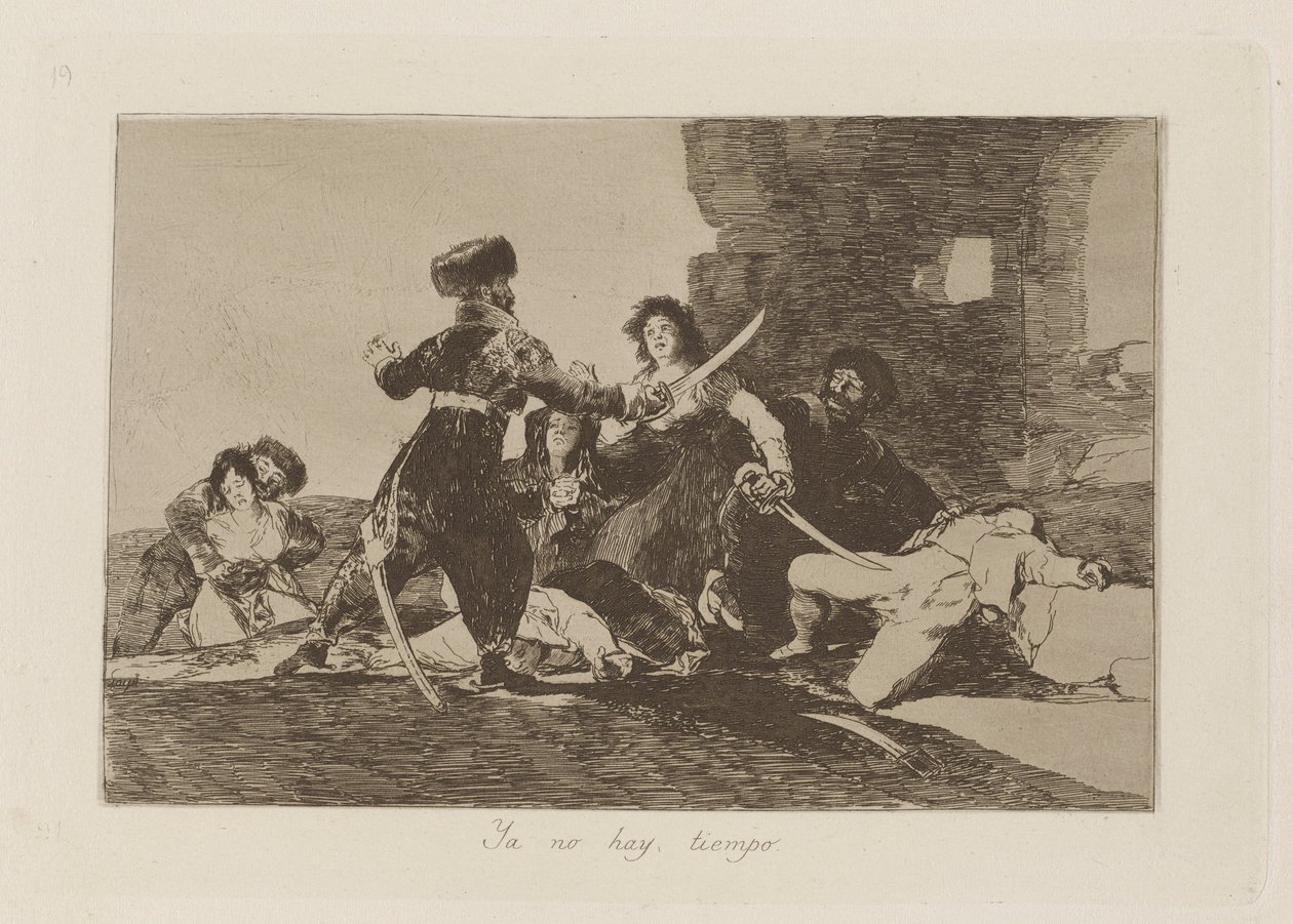 Ya no hay tiempo (There Isn de Francisco de Goya