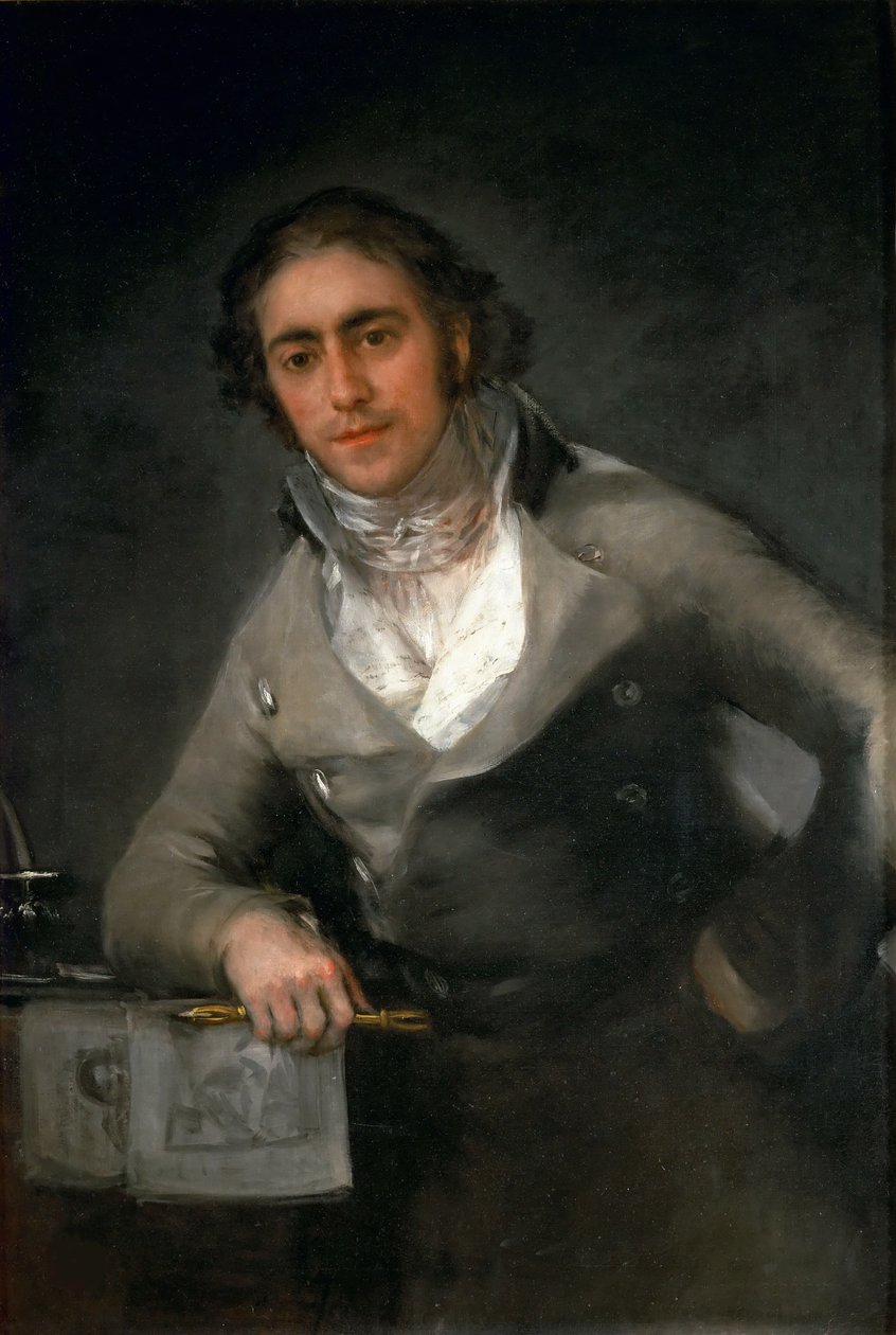 Retrato de un hombre Evaristo Pérez de Castro, ca. 1806 de Francisco Goya de